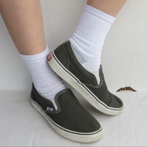 Gray Slip-On Vans